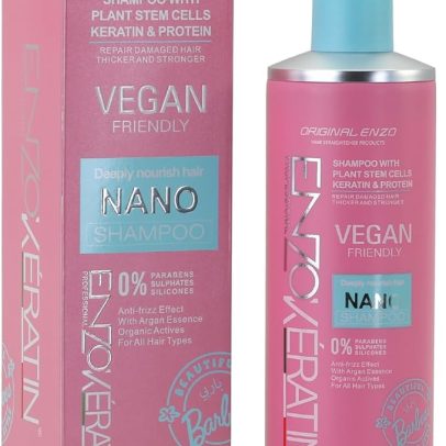 “شامبو ENZO نباتي Nano مرطب ومضاد للتجعد 750 مل”
