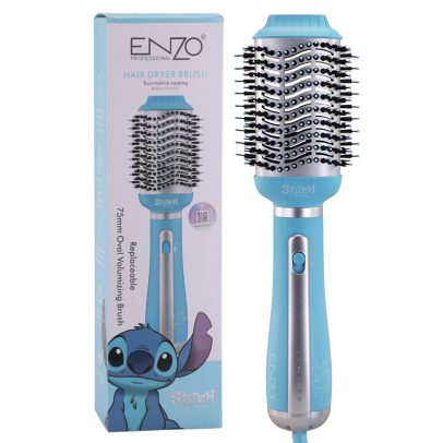 “ENZO EN-6221 فرشاة هواء ساخنة 3-في-1 لتجفيف وتصفيف الشعر بقوة 1500 واط” stitch ستيتج